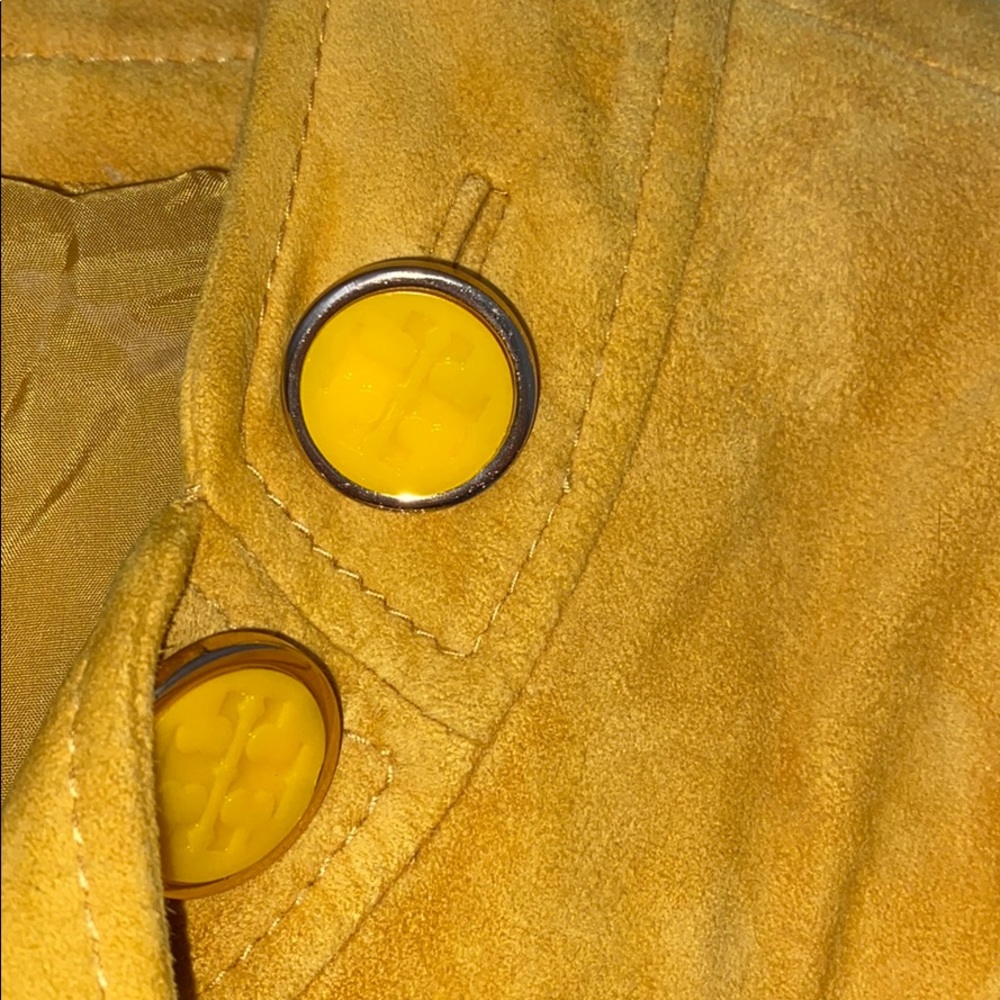 Tory Burch Vintage suede jacket yellow, 6 - Picture 3 of 9